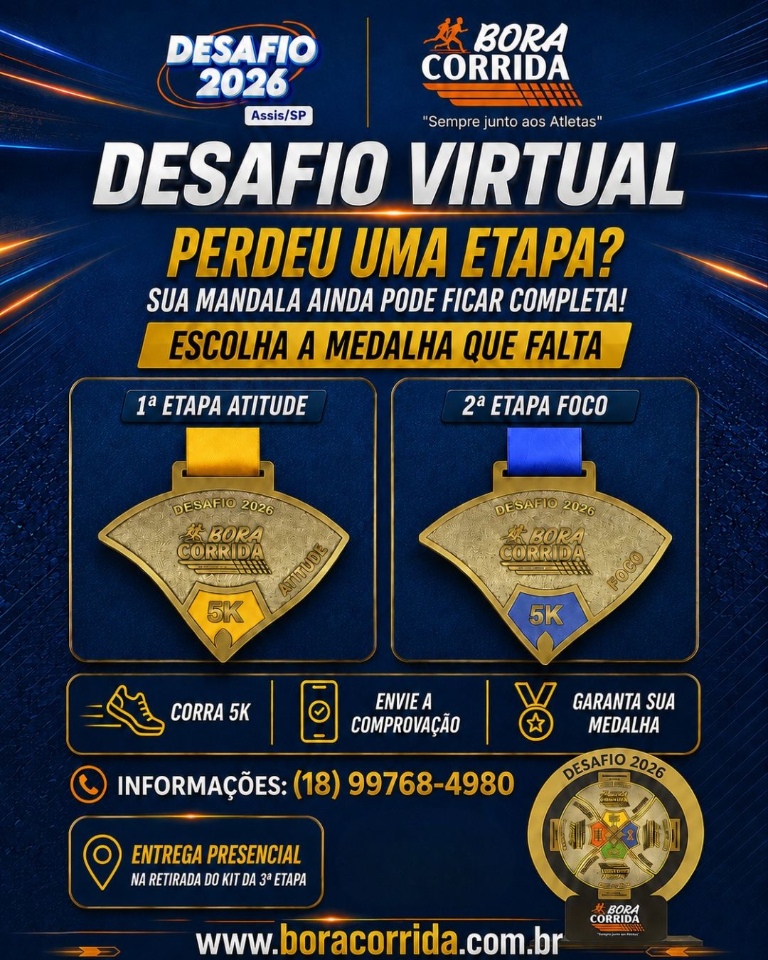 DESAFIO VIRTUAL BORA CORRIDA