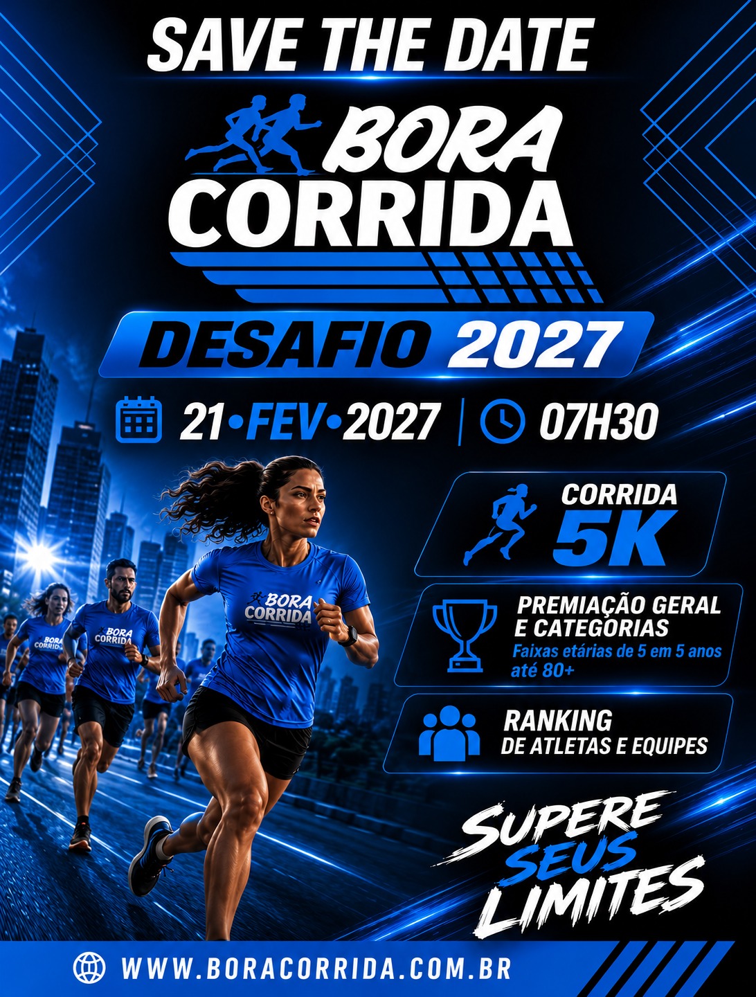 DESAFIO 2027 BORA CORRIDA 1ª ETAPA